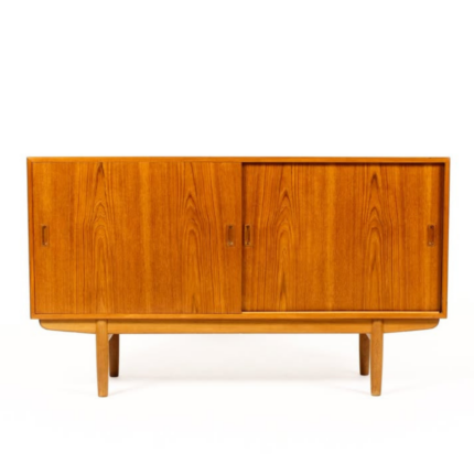 Mid-Century Danish Modern 1960s Teak Credenza by Børge Mogensen for Søborg Møbelfabrik