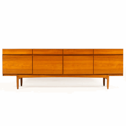Mid-Century Danish Modern Teak 1960s Credenza Sideboard by Kofod Larsen for Faarup Møbelfabrik