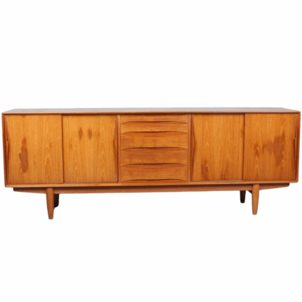 Arne Vodder Teak Credenza for Skovby Møbelfabrik – 1960s Mid-Century Danish Modern Sideboard