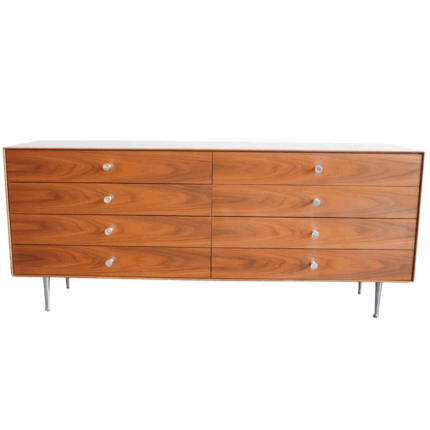 Authentic 1950s George Nelson Herman Miller 8-Drawer Walnut Dresser – Mid-Century Modern Icon