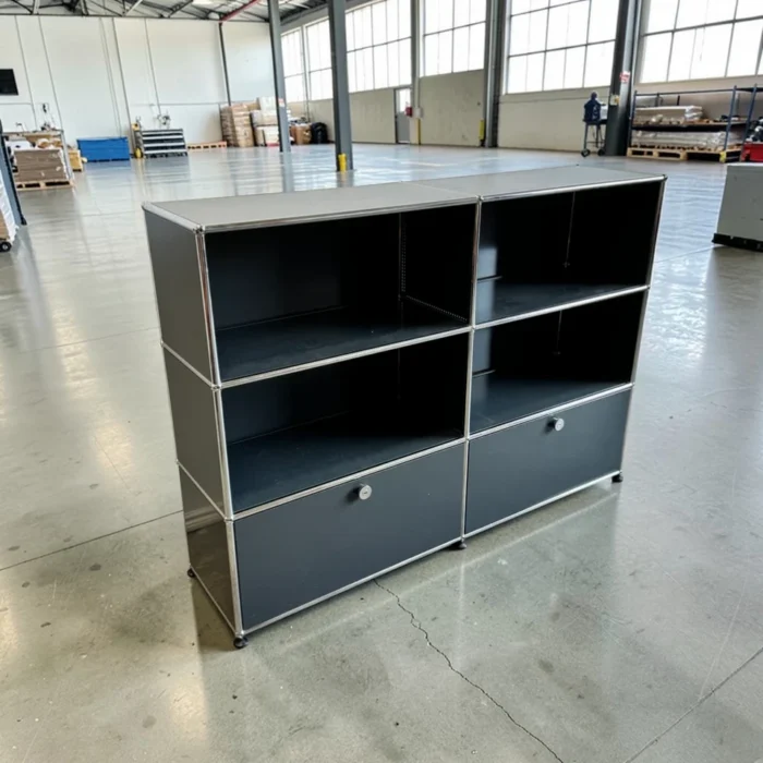 Authentic Vintage 1960s USM Haller Storage Unit – 4 Open & 2 Closed ...