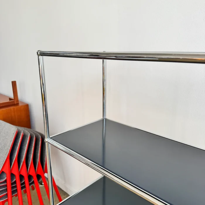 USM Haller 1960s 3×4 Shelf Divider – Anthracite Grey – 89.5″W – on ...