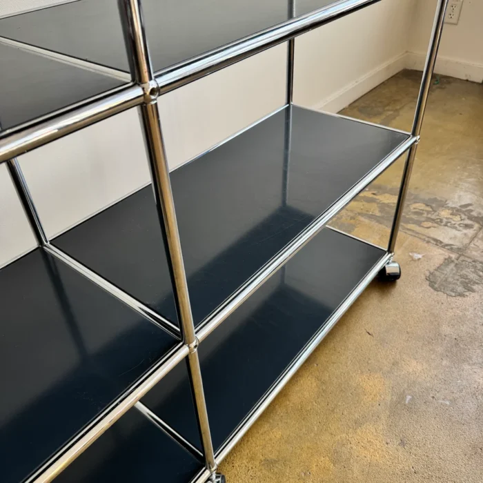 USM Haller 1960s 3×4 Shelf Divider – Anthracite Grey – 89.5″W – on ...