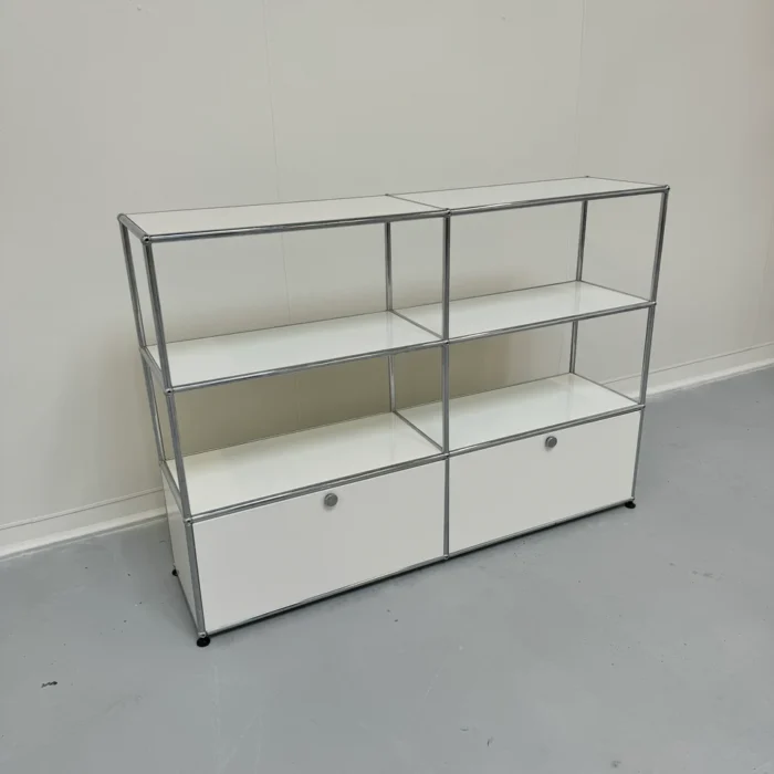 USM Haller 1960s 3×2 Storage Unit – Vintage Swiss Modern – 3 Drop-Down ...