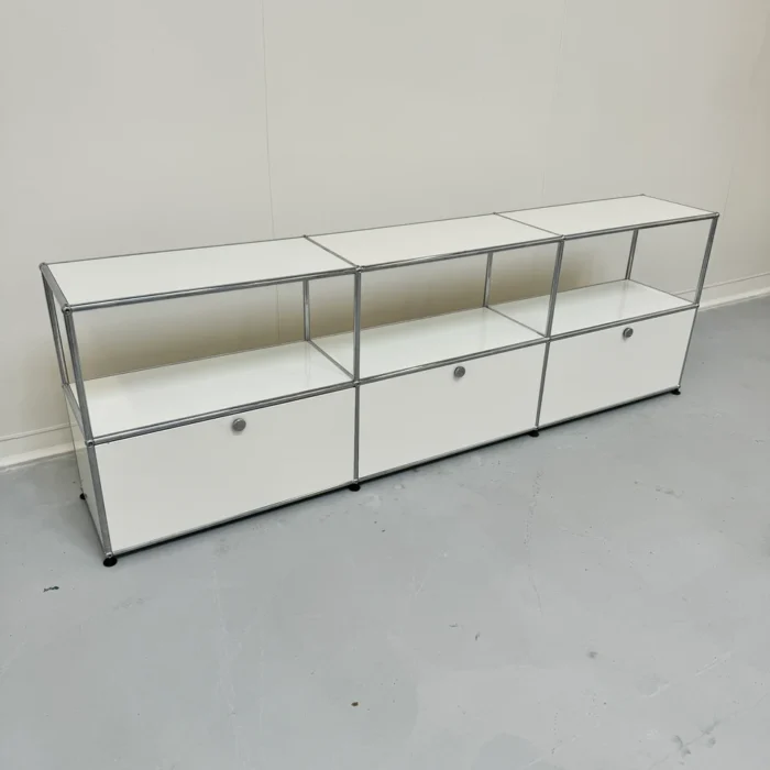 Vintage USM Haller 1960s 2×3 Compartment Credenza – Mid-Century Modern ...