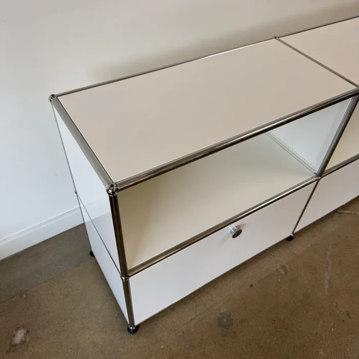 USM Haller C2A Media Console – 1960s Vintage – 60″W – 2 Drop-Down Doors ...