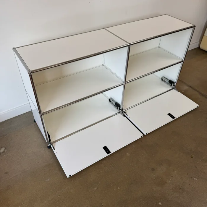 USM Haller C2A Media Console – 1960s Vintage – 60″W – 2 Drop-Down Doors ...
