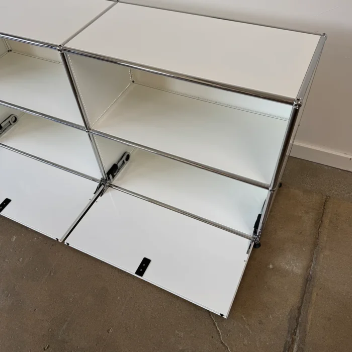 USM Haller C2A Media Console – 1960s Vintage – 60″W – 2 Drop-Down Doors ...