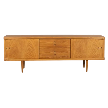 Mid-Century Danish 1960s H.W. Klein for Bramin Oak Credenza Sideboard