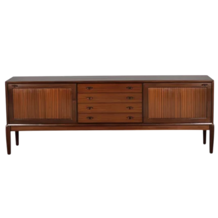 H.W. Klein for Bramin Møbler Mahogany Sideboard – 2 Doors, 4 Drawers – Danish Modern