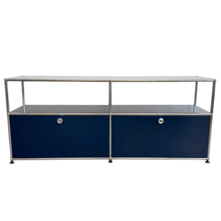 USM Haller 2x2 Media Console - Soft Close Drop-Down Doors