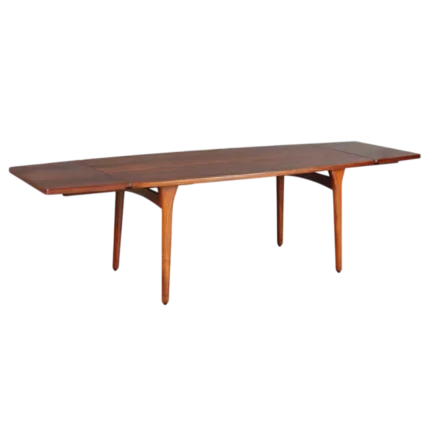 Henning Kjærnulf Extension Table – Brazilian Rosewood – 2 Leaves – Bruno Hansen